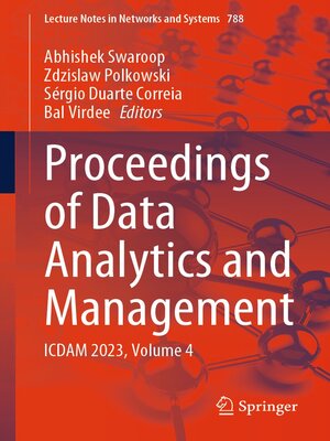 cover image of Proceedings of Data Analytics and Management